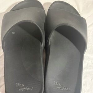 Archies Men's Classic Black Slide Sandals